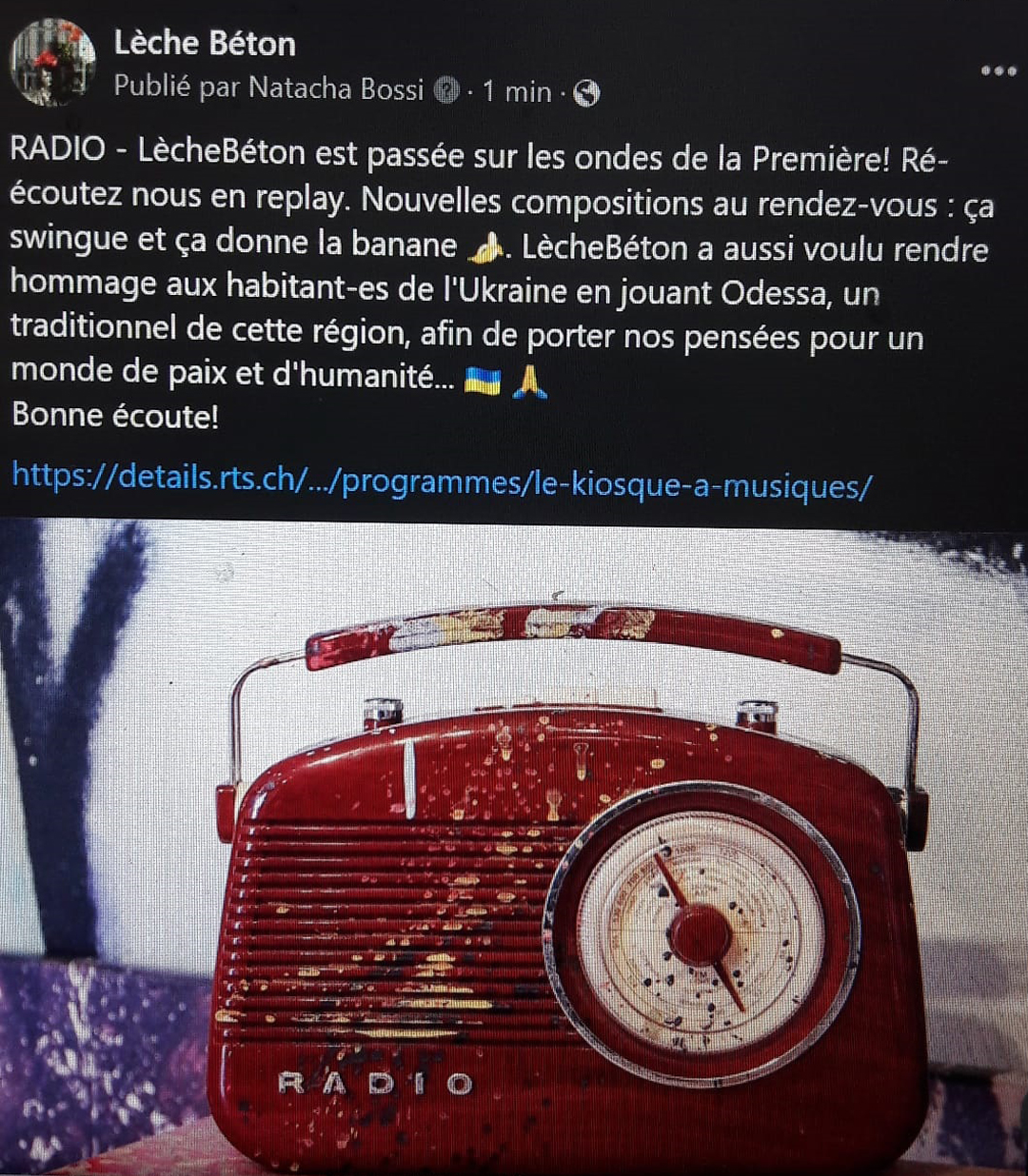 Lèche-Béton soutient le peuple ukrainien