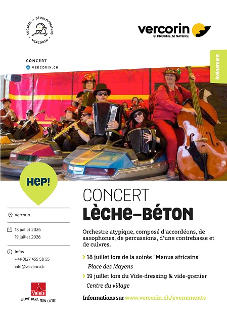 L&egrave;che-B&eacute;ton &agrave; Vercorin - juillet 2026
