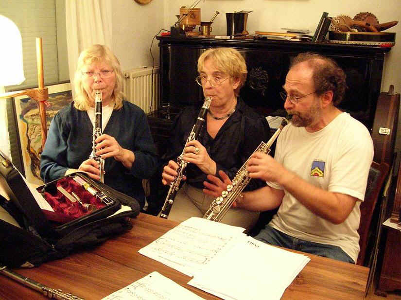 Michel, Cecile Kossmann & Miri Grossberg, Berlin octobre 2006